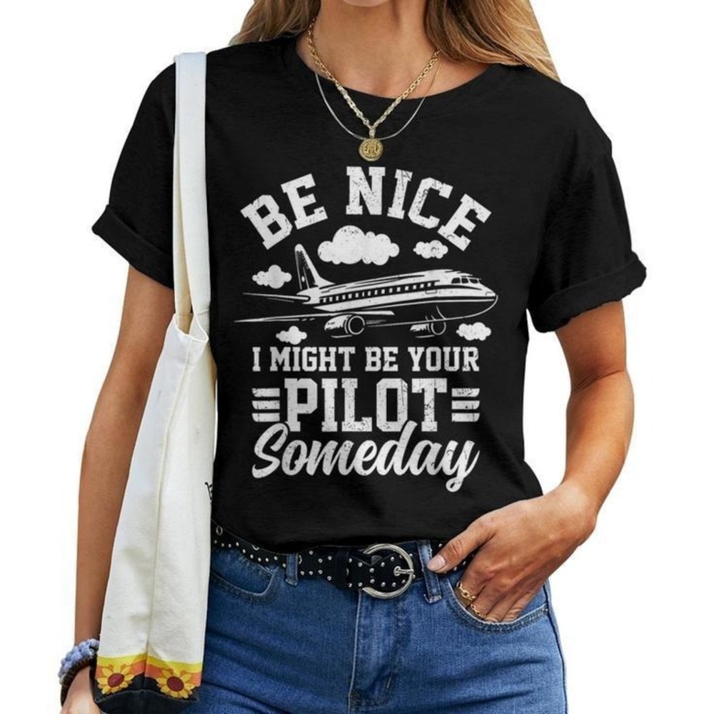 Aviator Pilot Airplane Plane Aviation Unisex T-shirt Gift For Fan